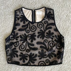 Sienna Sky Sequin Crop Top